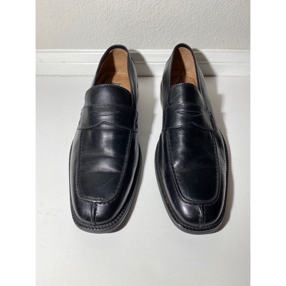 Joseph abboud black leather dress shoes